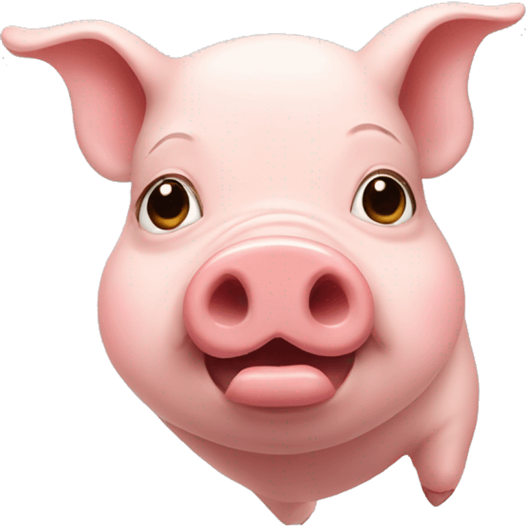 pig with a face in love emoji