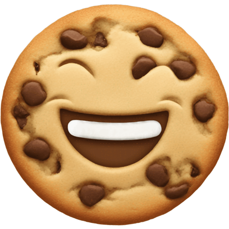 Happy cookie emoji