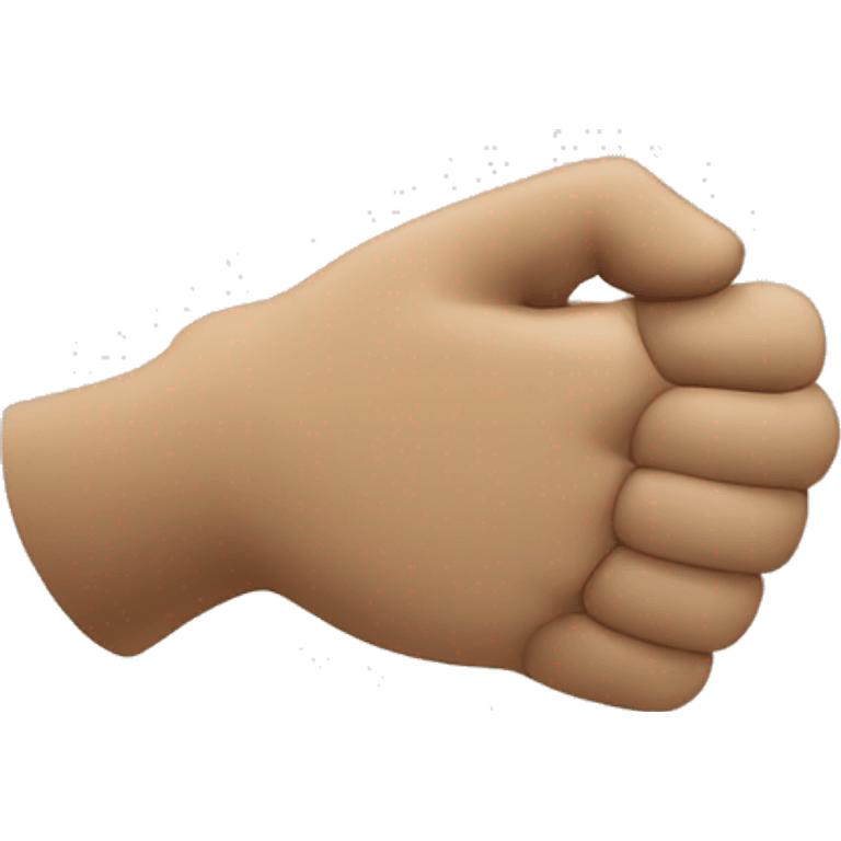 Generate a close up of a monkey paw shaking a human hand emoji