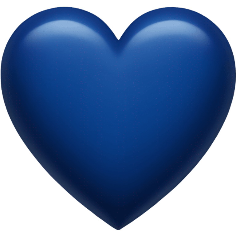 Dark blue heart emoji