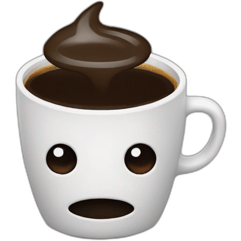 Black coffee emoji