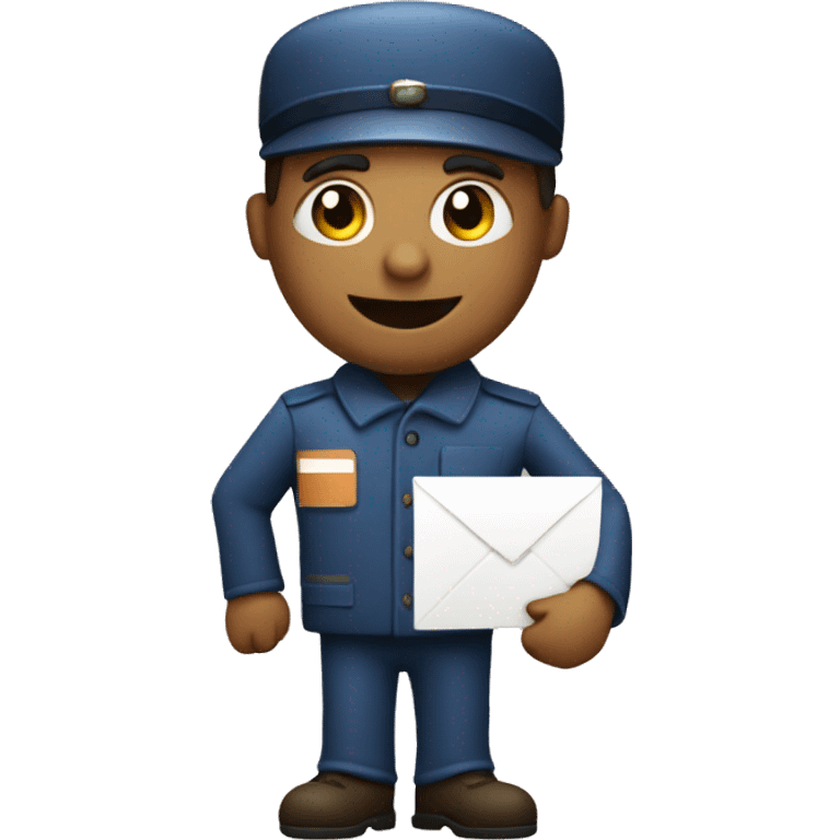 Postman with letter emoji