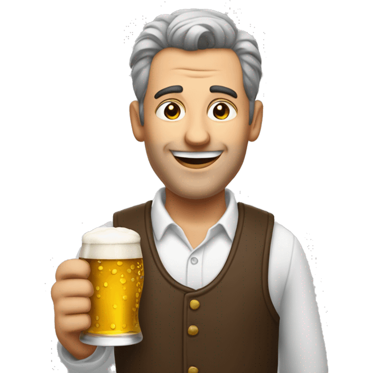 Mann mit Bier emoji