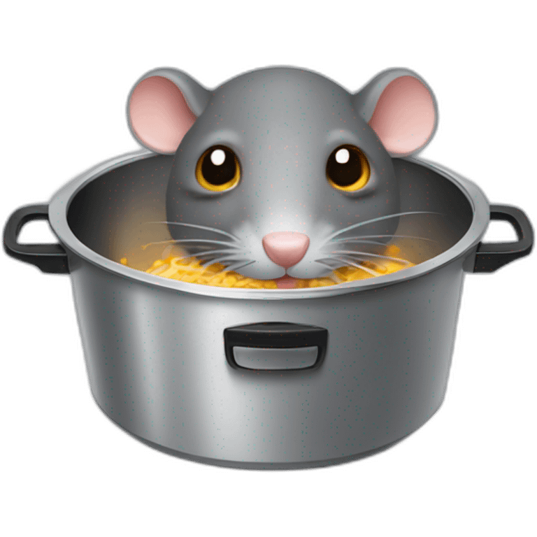 Rat in a deep fryer emoji