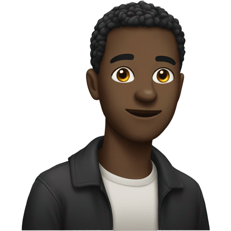 A black man, Alphaba emoji