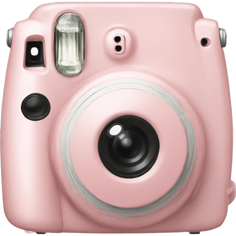 Light pink instax in bow emoji