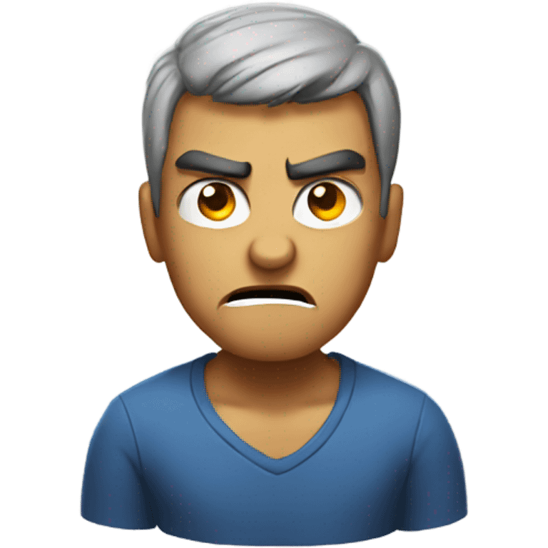 Guy angry emoji