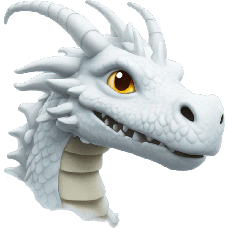 White cloud dragon emoji