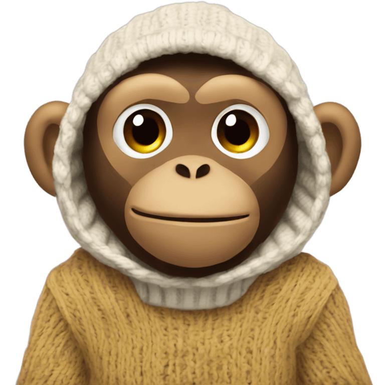 Monkey in a sweater  emoji