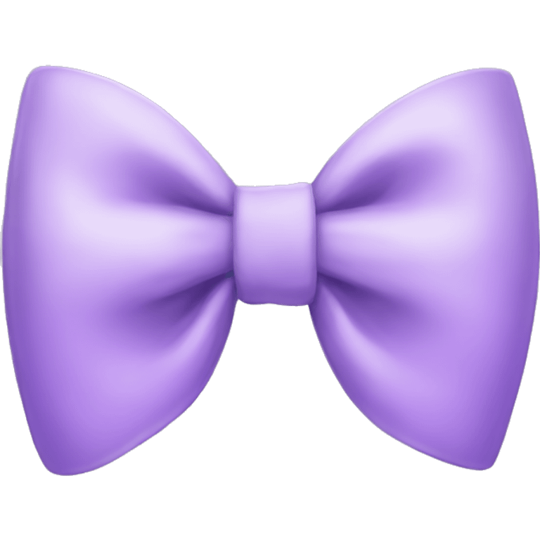 light purple bow emoji