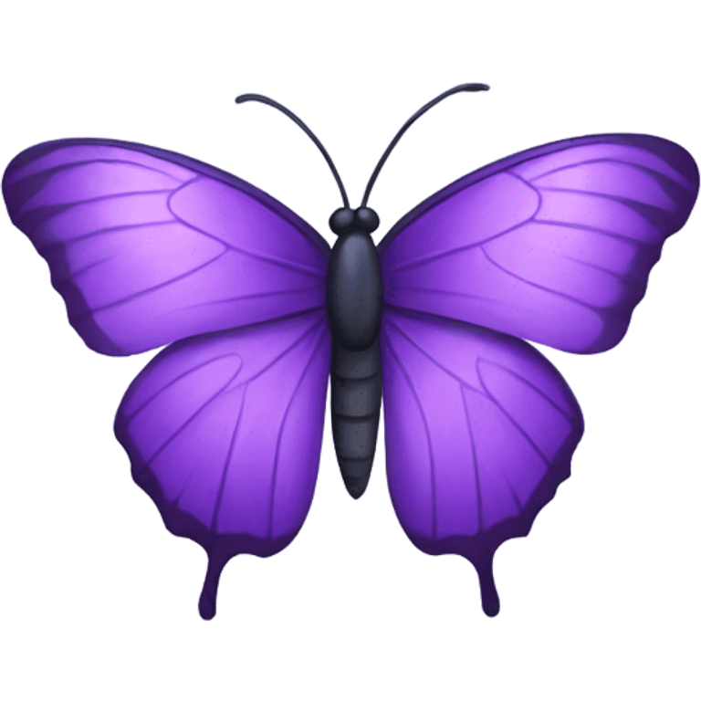 Purple butterfly  emoji