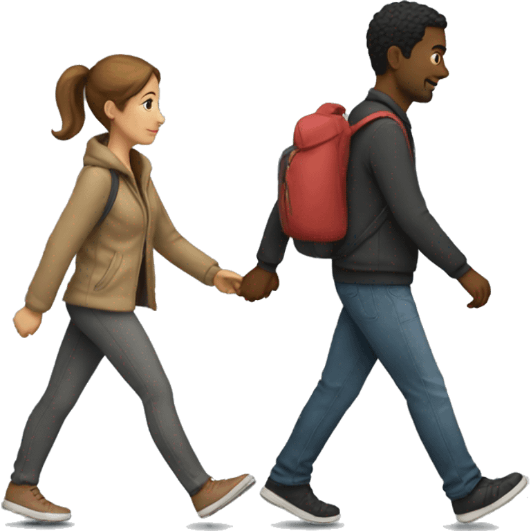 Couple walking emoji