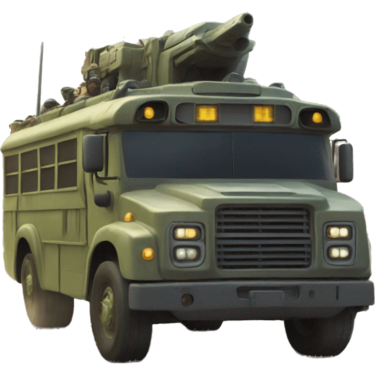 Battle bus emoji