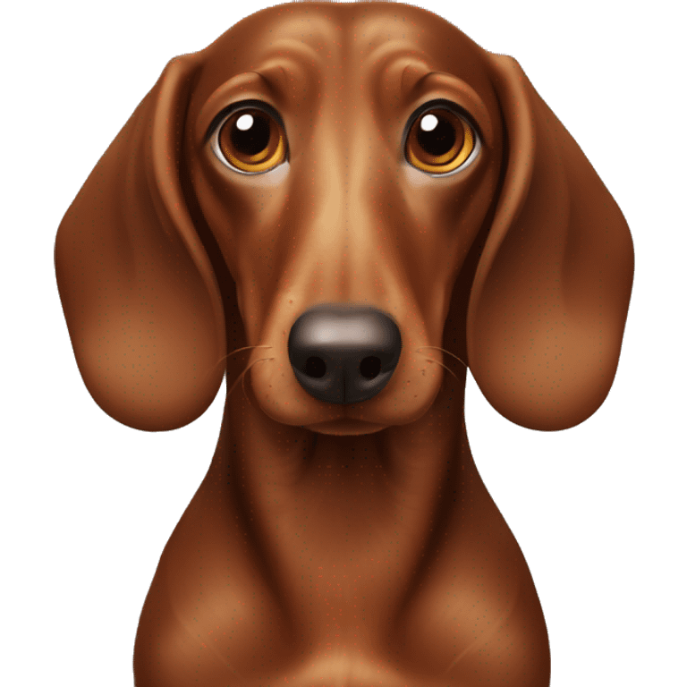 Brown dachshus emoji