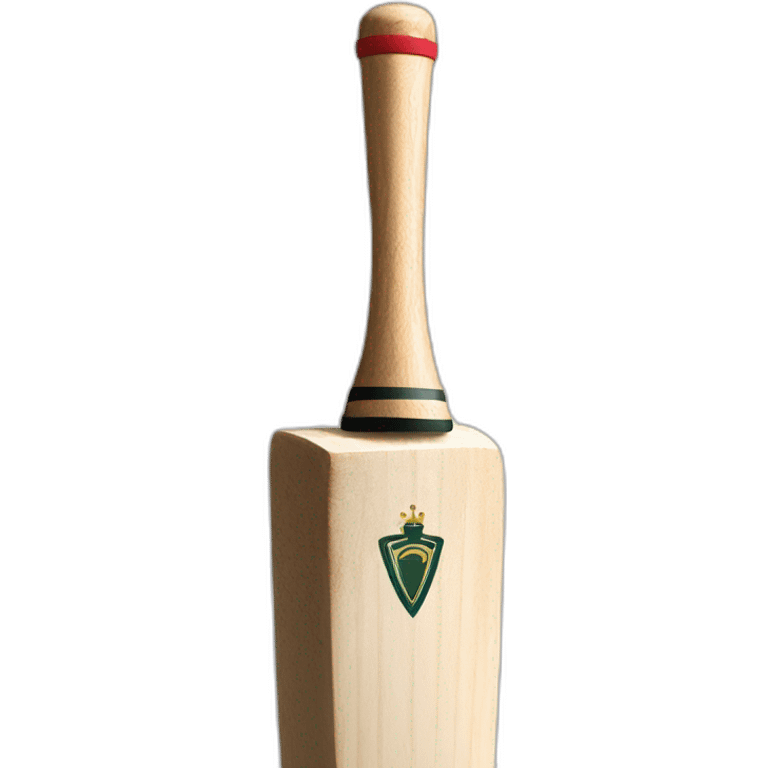 Crown on cricket bat emoji