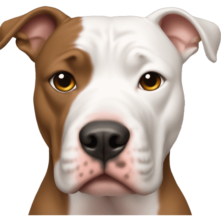 make a pitbull with Carmel  emoji