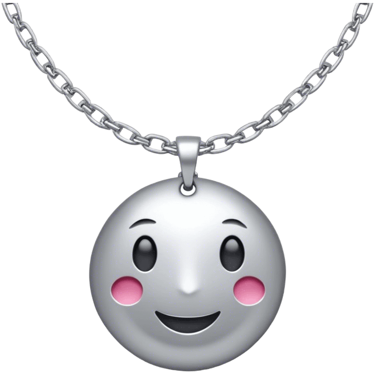 sliver necklace emoji