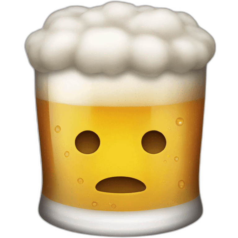 One piece beer emoji