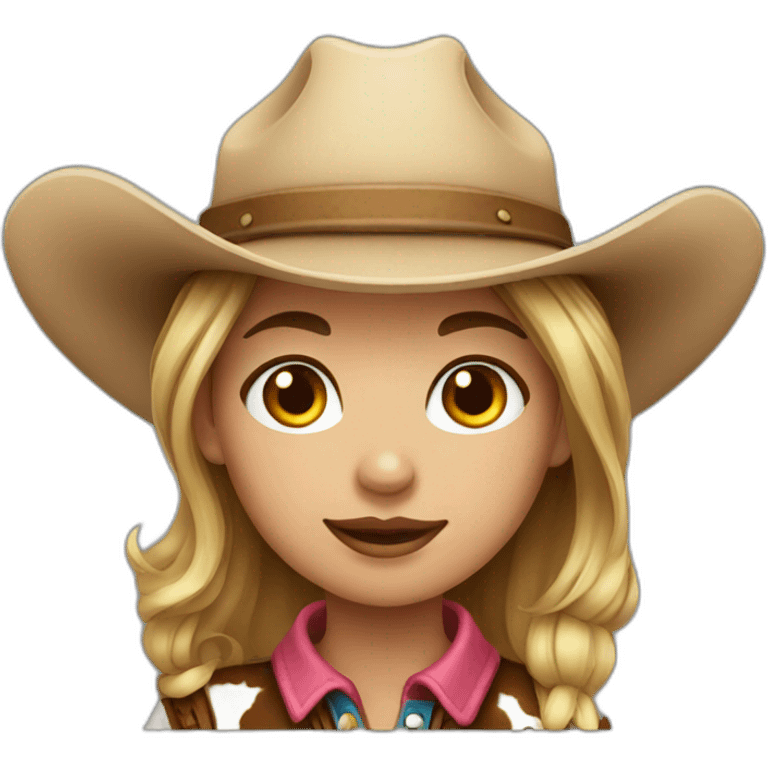 Cow girl emoji