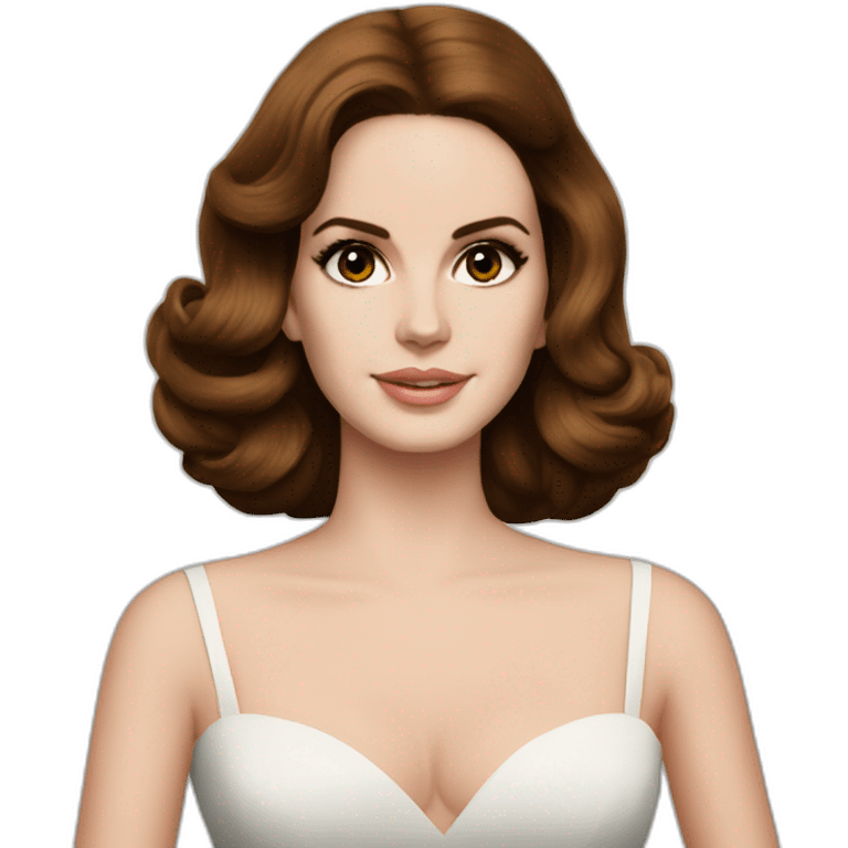 lana del rey at the grammy emoji