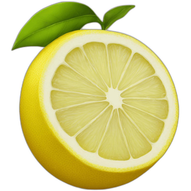 big lemon emoji