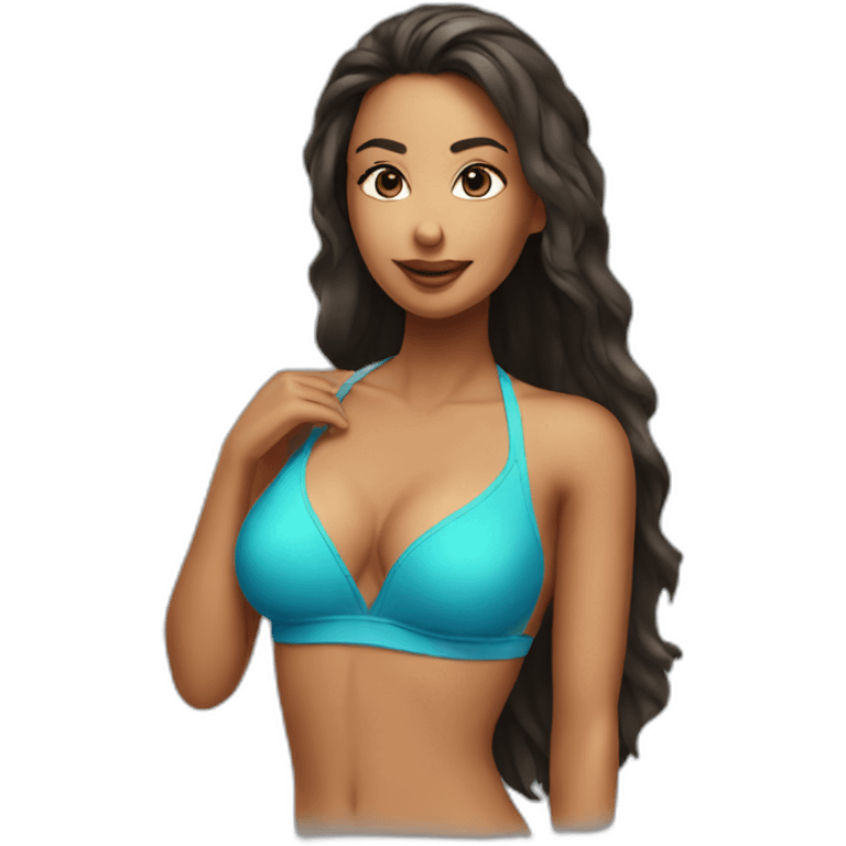 sexy lady in swimsuit emoji