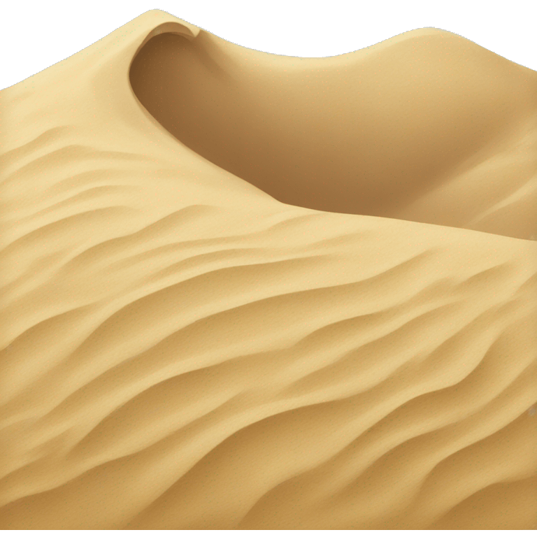 Sand dune  emoji