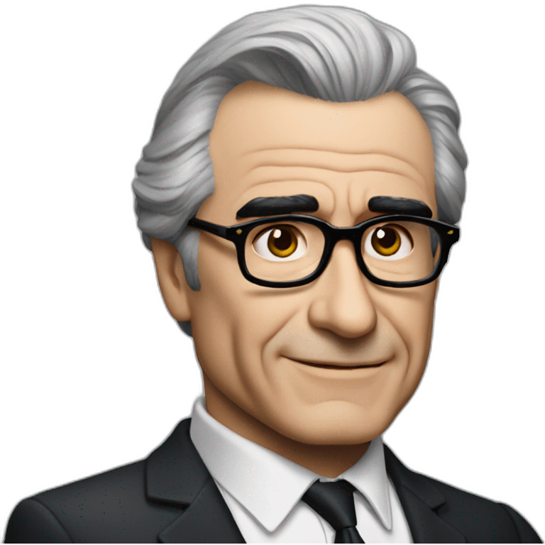 Martin Scorsese without smile emoji