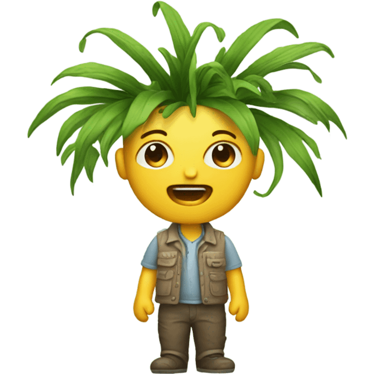 Crazy plant person emoji