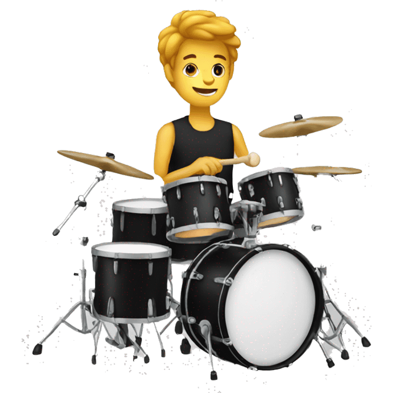 playing drums emoji