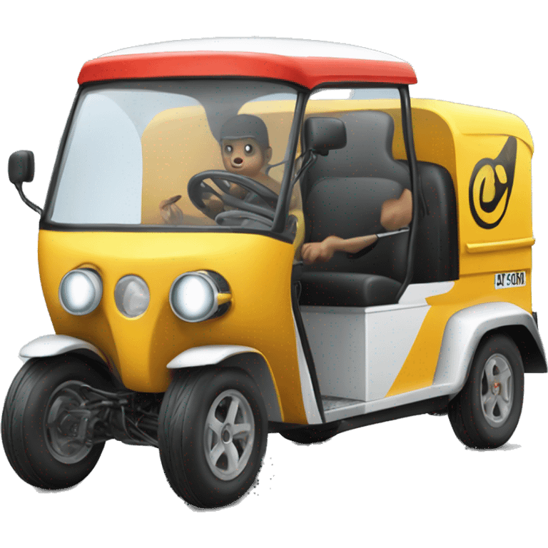 Extreme racing crosskart Tuk tuk  emoji