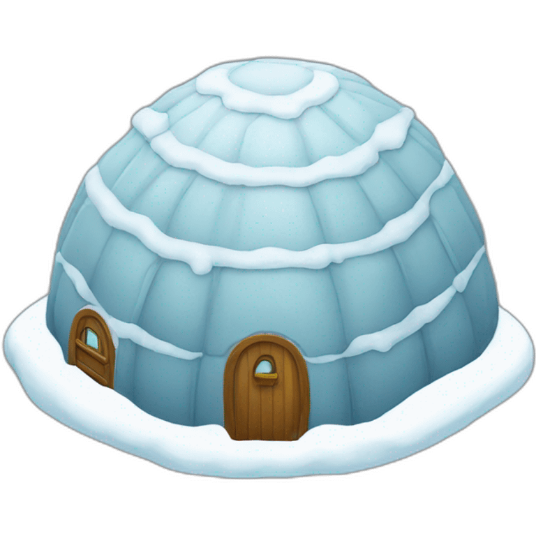 igloo think smart emoji