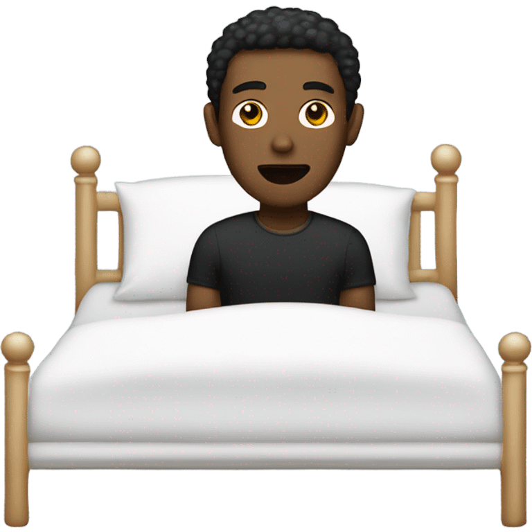 Black prius in a bed emoji