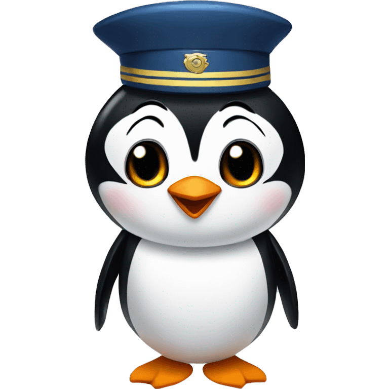 Stewardess penguin emoji