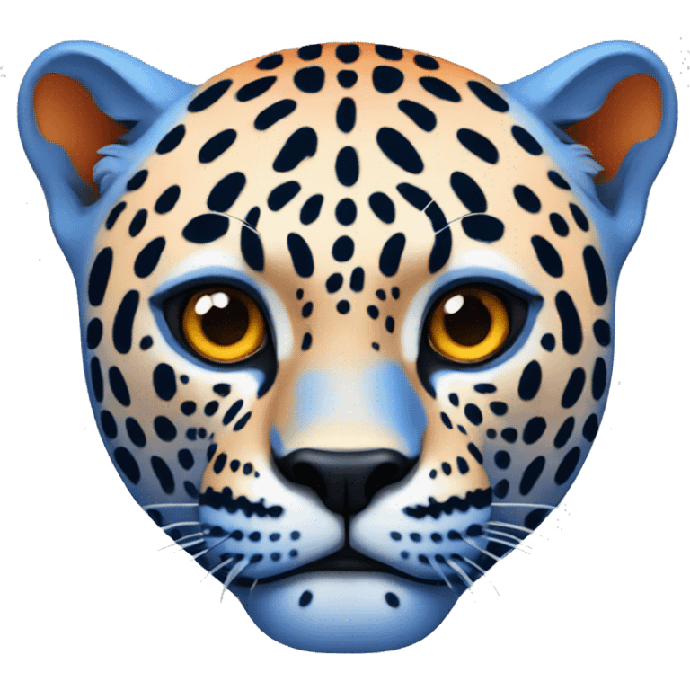 blue orange jaguar emoji emoji