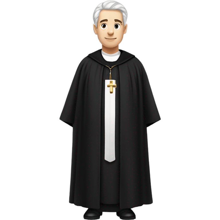 Vicar standing emoji