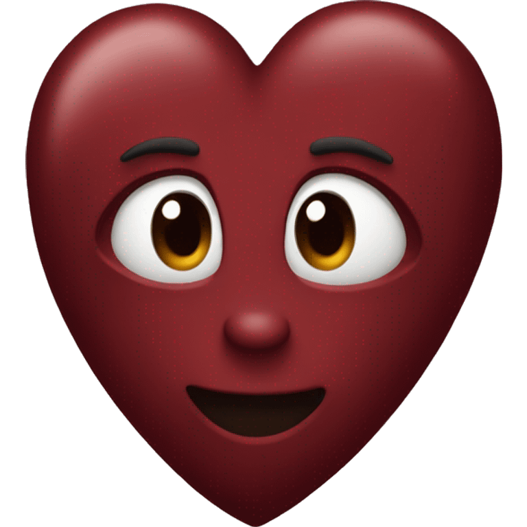 dark red heart emoji