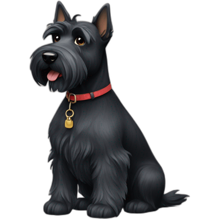 dog scottish terrier full body emoji