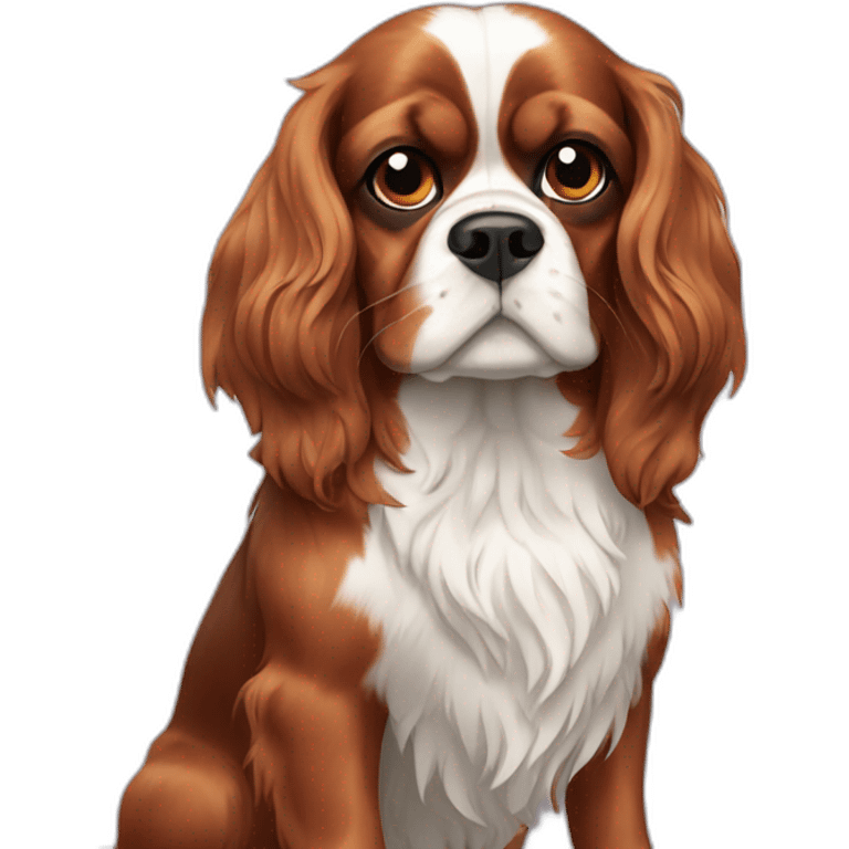 King Charles spaniel emoji