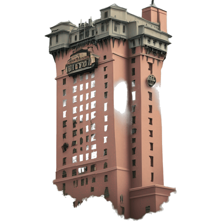 Disney Hollywood studios tower of terror emoji