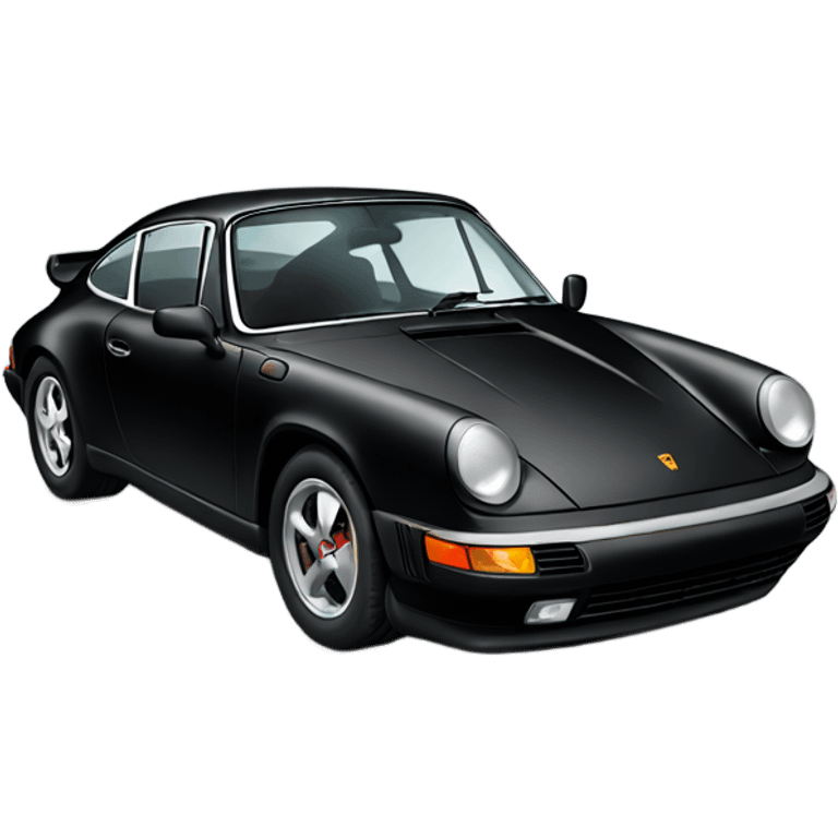 black porsche emoji