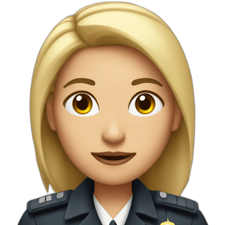 security agent woman emoji