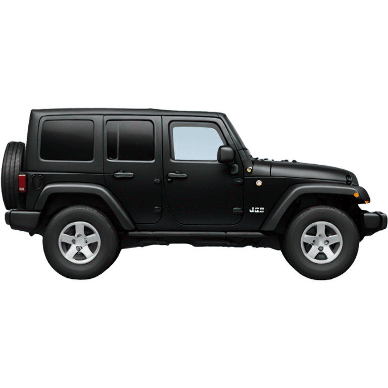 Jeep Wrangler black emoji