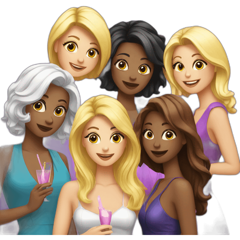 Ladies Party night emoji