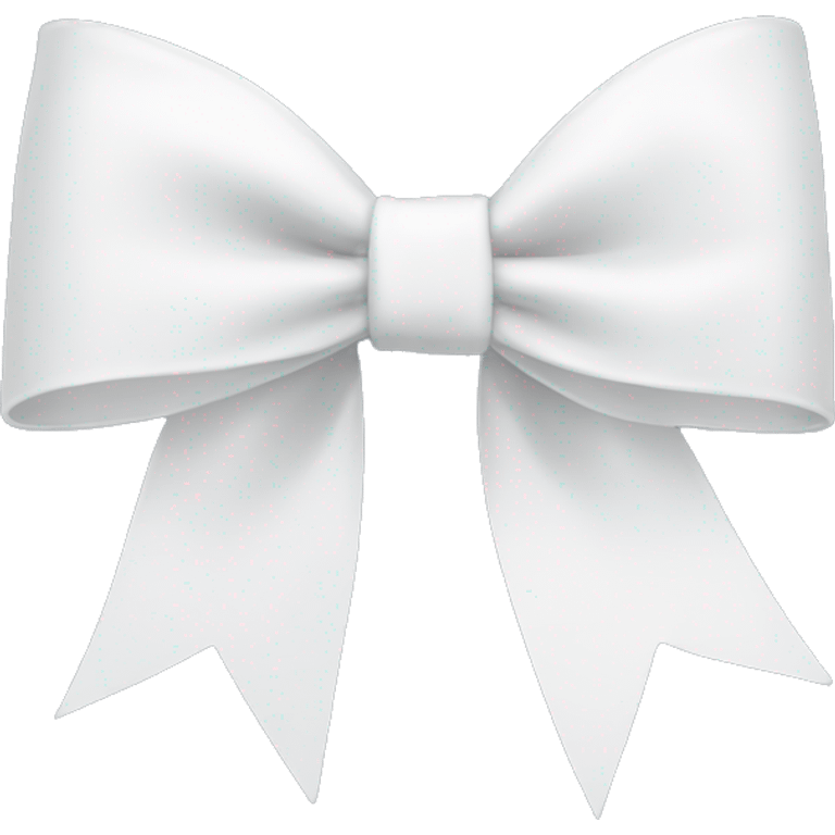 white bow emoji