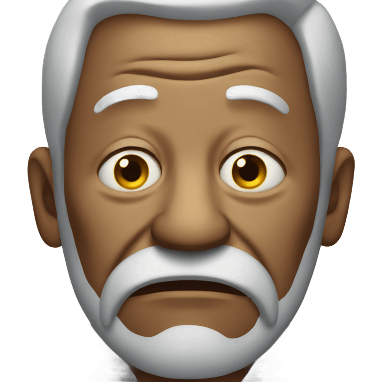 Dissapointed old man emoji