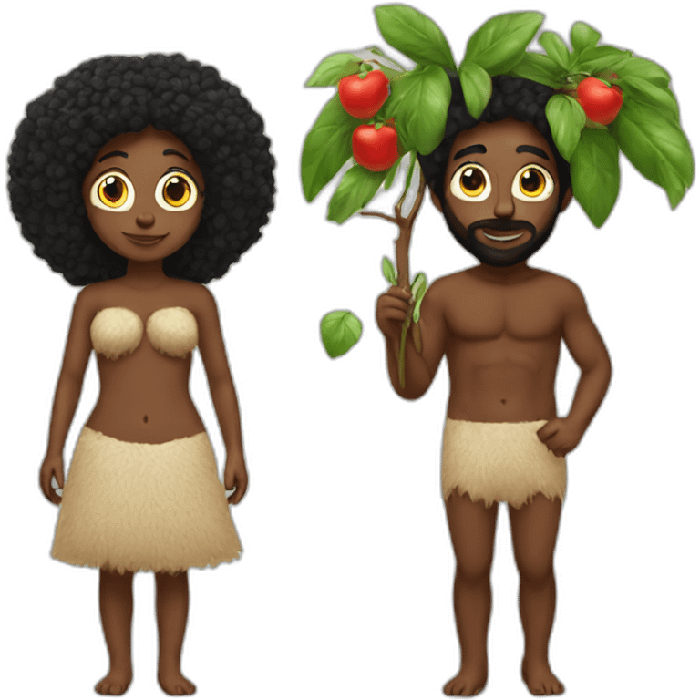 Adam and Eve emoji