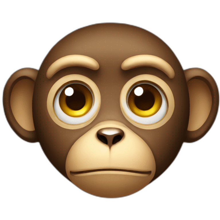 sad monkey emoji