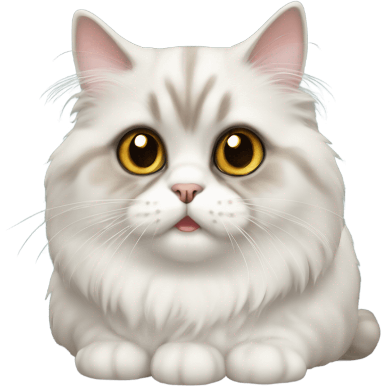 derpy persian munchkin cat emoji