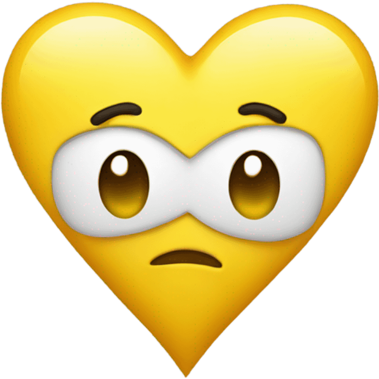 Yellow heart emoji